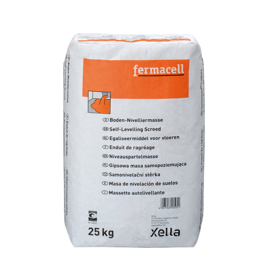 Fermacell droge egalisatiekorrels 50 lt